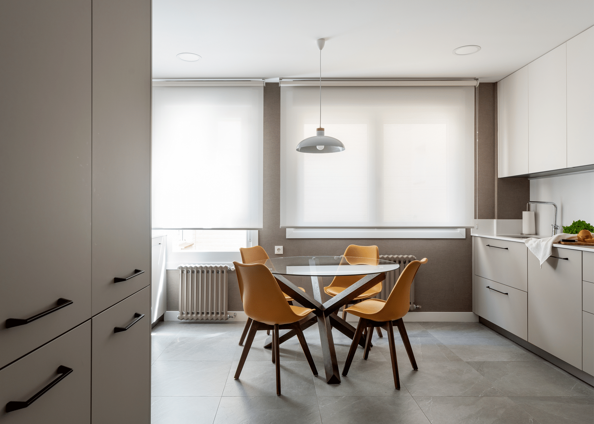 cocina mesa abasota algorta getxo interiorismo arkitektura