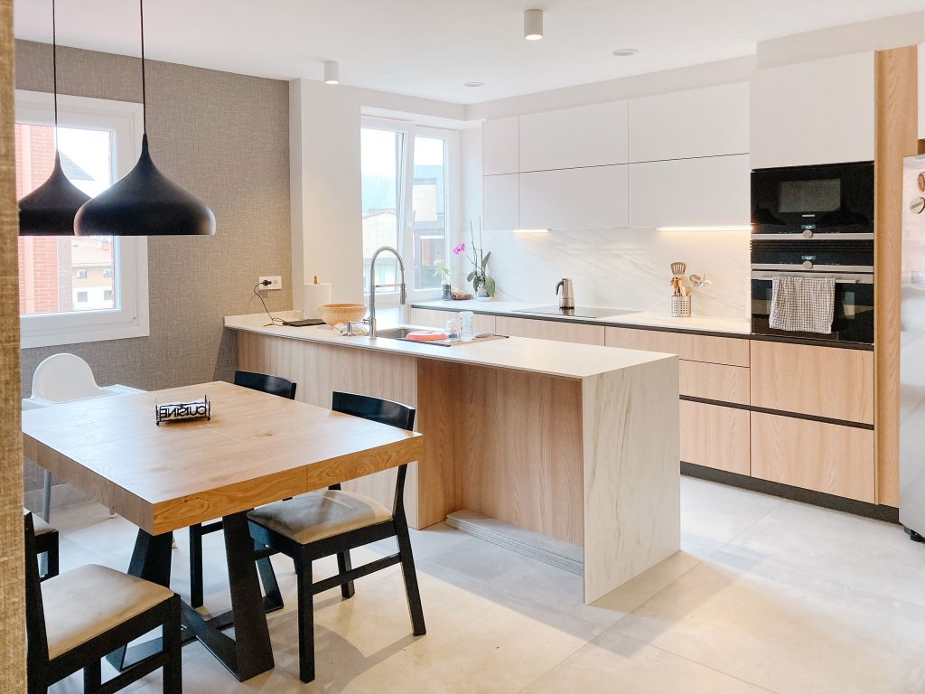 comedor-cocina actual