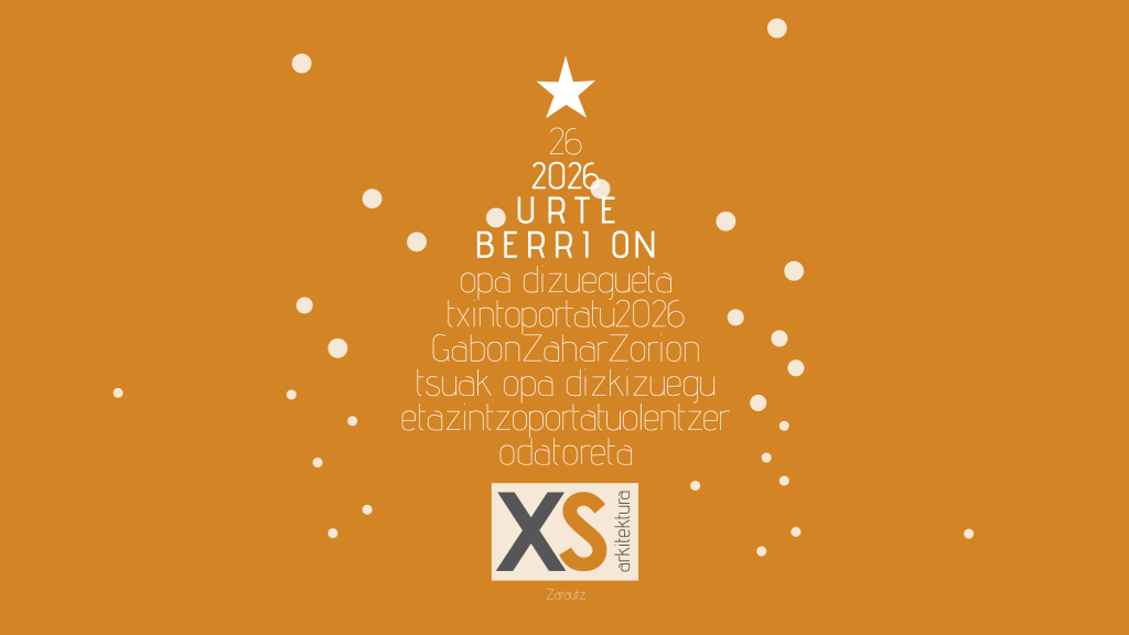 xs arkitektura urte berri on 2026